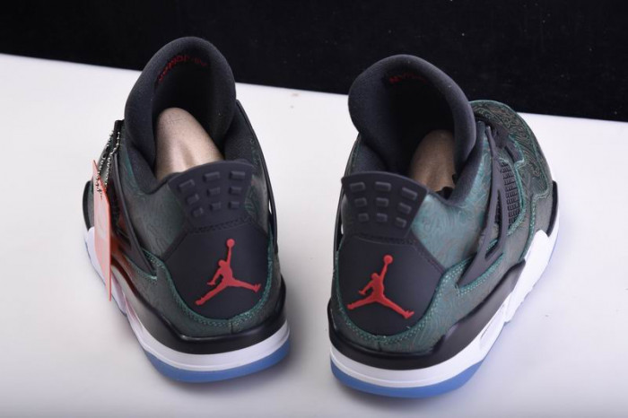 air jordan 4 retro laker green aj4-1043515