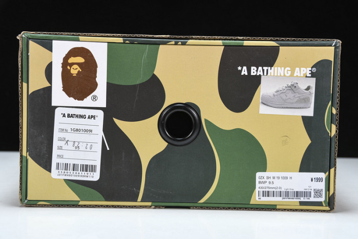 a bathing ape bape sta low copshoe bp-030