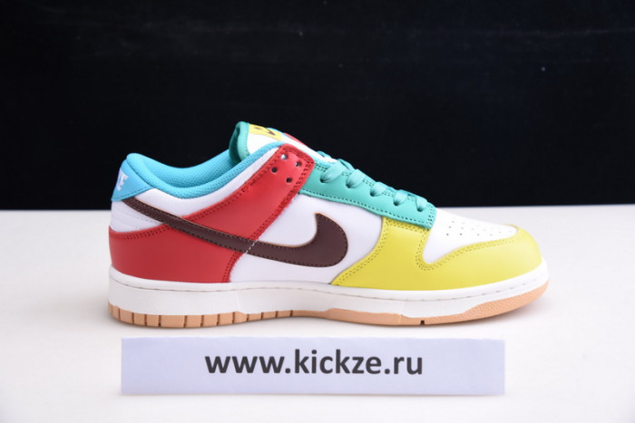 nike dunk lof free 99 white dh0952-100