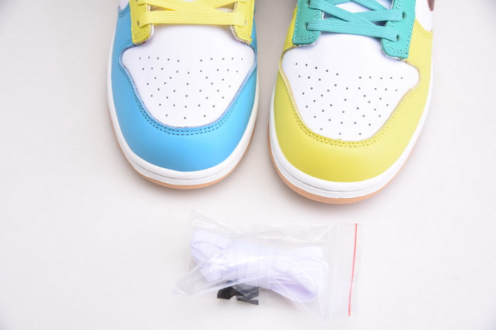 nike dunk lof free 99 white dh0952-100