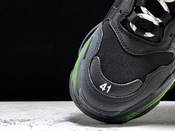 bl triple s trainers clear sole blue adn red 541624 w09o1 3861