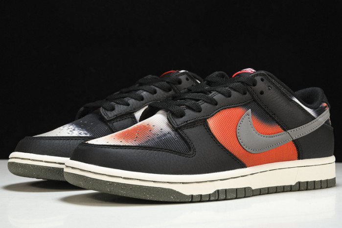 nike dunk low graffiti black red - dm0108-001