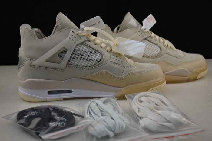 jordan 4 retro off-white sail - cv9388-100