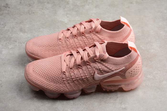 nike air vapormax flyknit 2 “rust pink” womens 942843-600