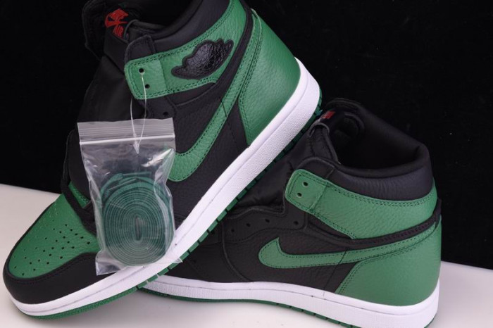 jordan 1 retro high pine green black - 555088-030